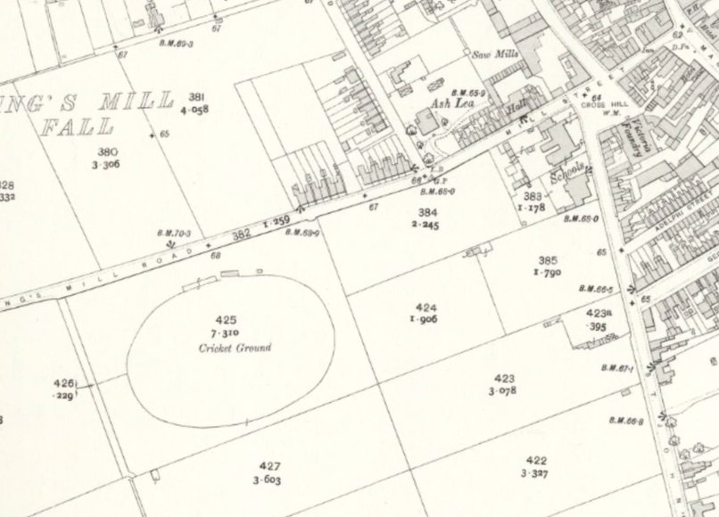 Driffield - Recreation Ground : Map credit National Library of Scotland